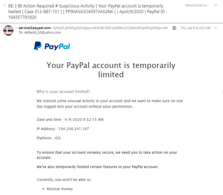 PayPal Phishing Emails are Getting More Sophisticated - Wealthy Relief