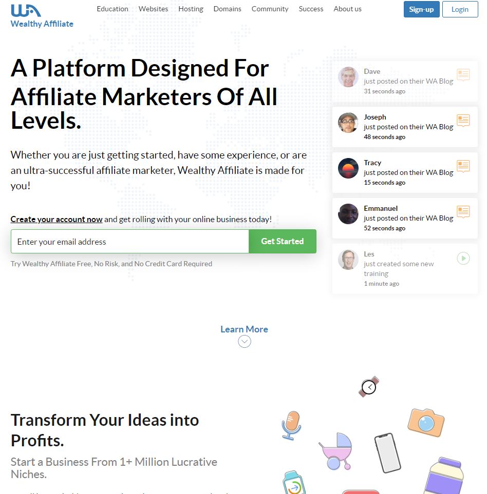 Join Wealthy Affiliate