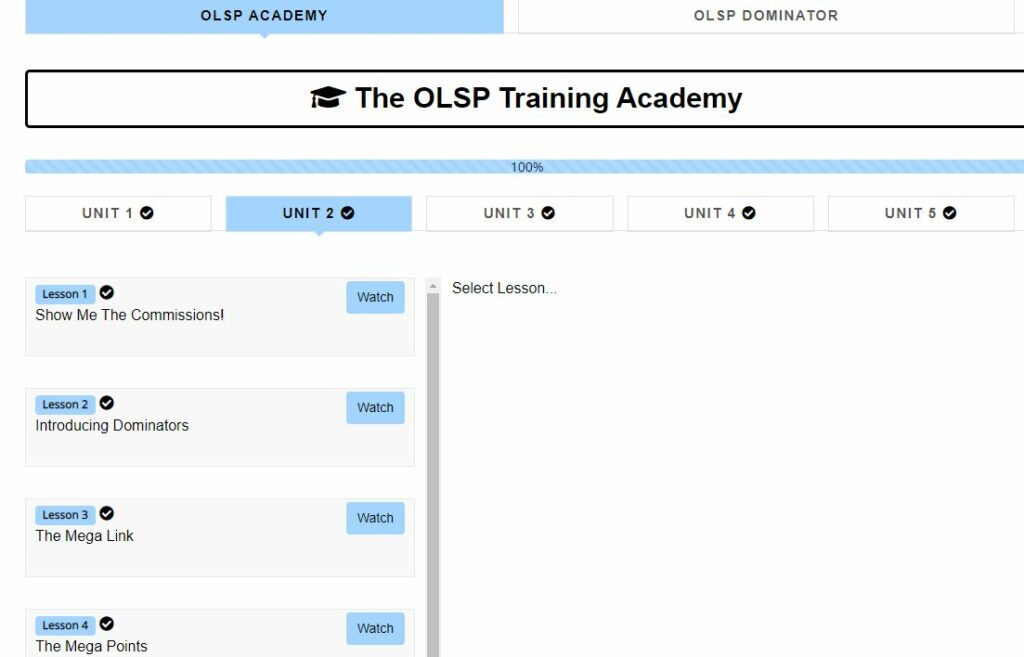 Unit 2 of OLSP Academy